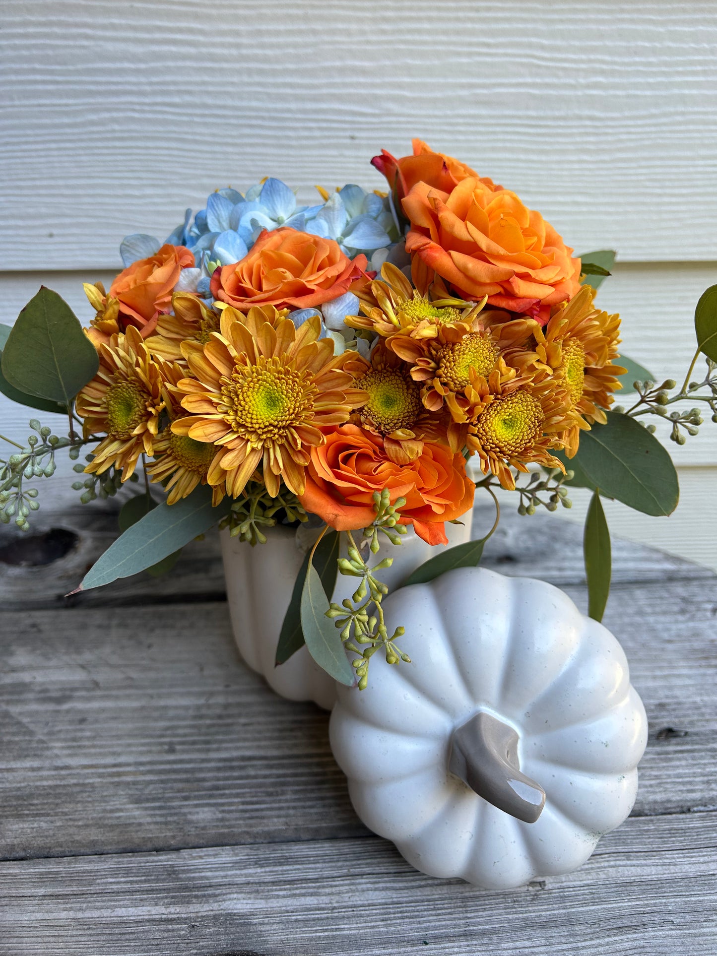 White Short Pumpkin - Halcyon Thanksgiving