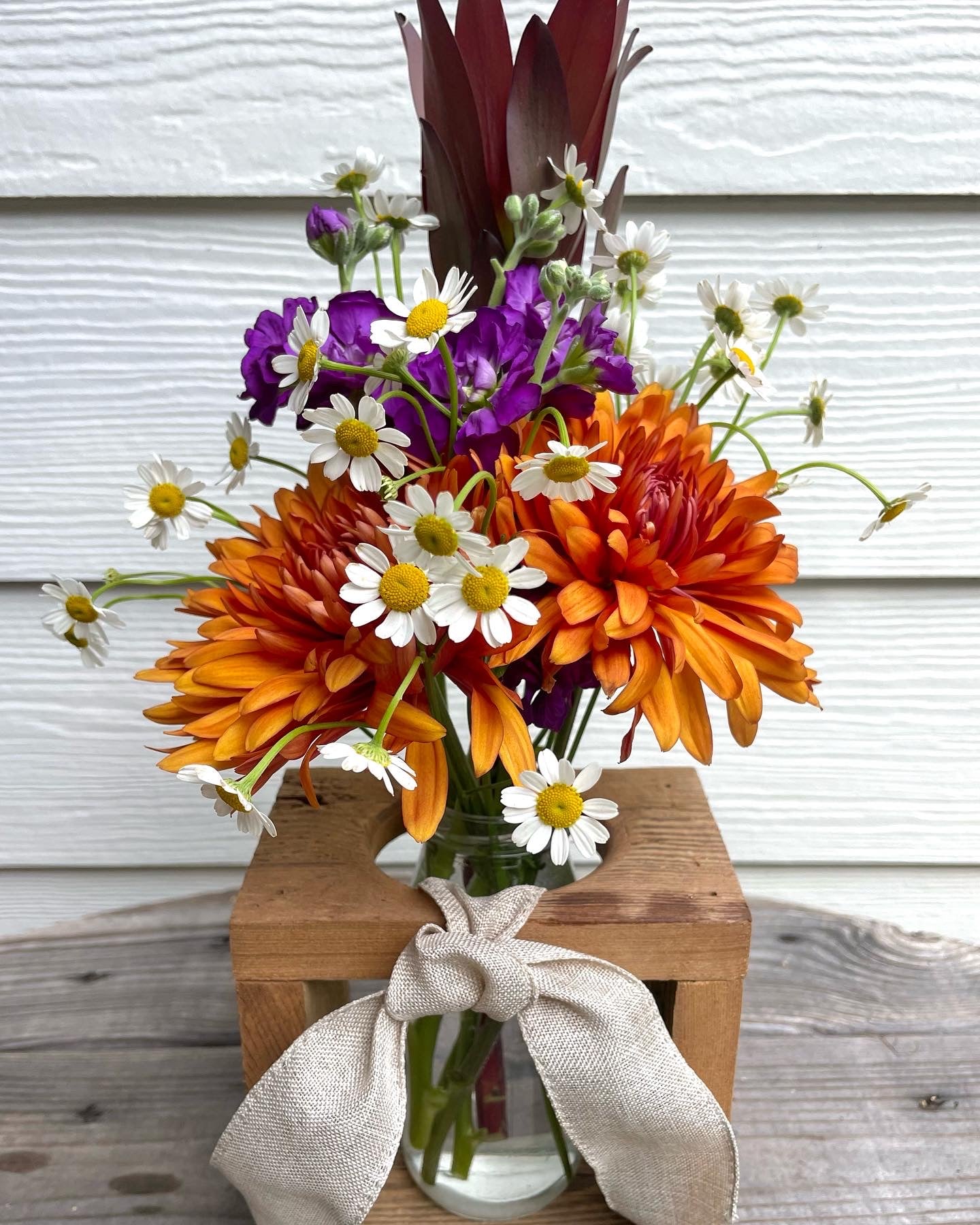 Wooden Milk Jug Box - Halcyon Thanksgiving